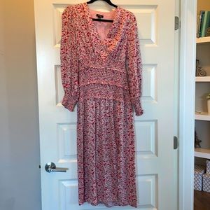 AFRM rose garden dress Small